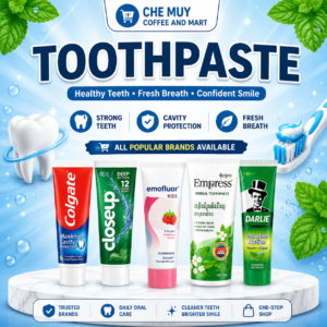 Toothpaste and Toothbrush